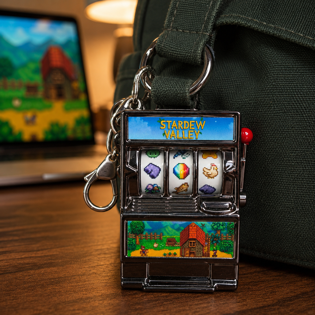 Stardew Valley Interactive Lucky Spin Keychain & Bag Charm