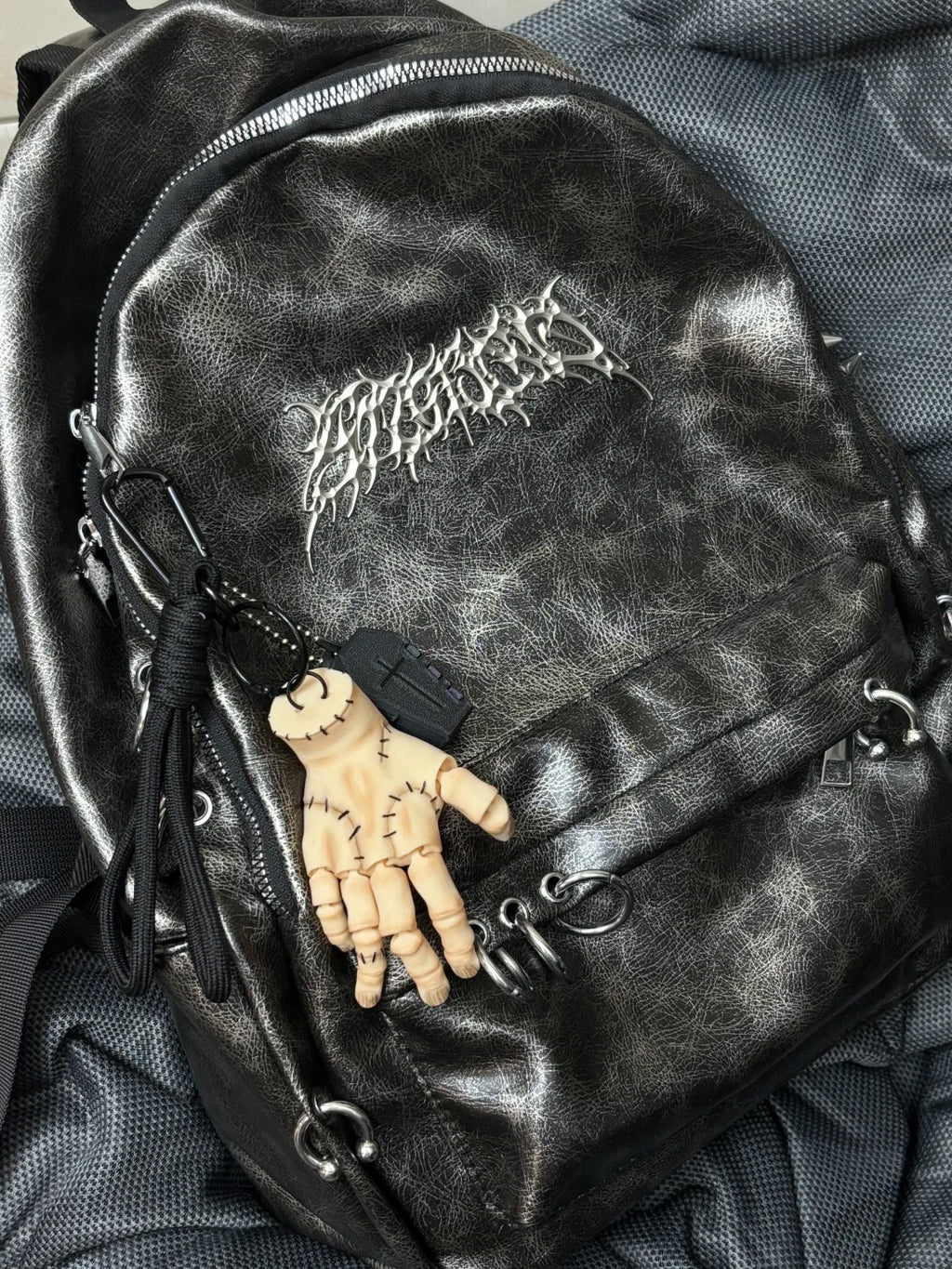 Handmade Skeleton Hand Bag Charm