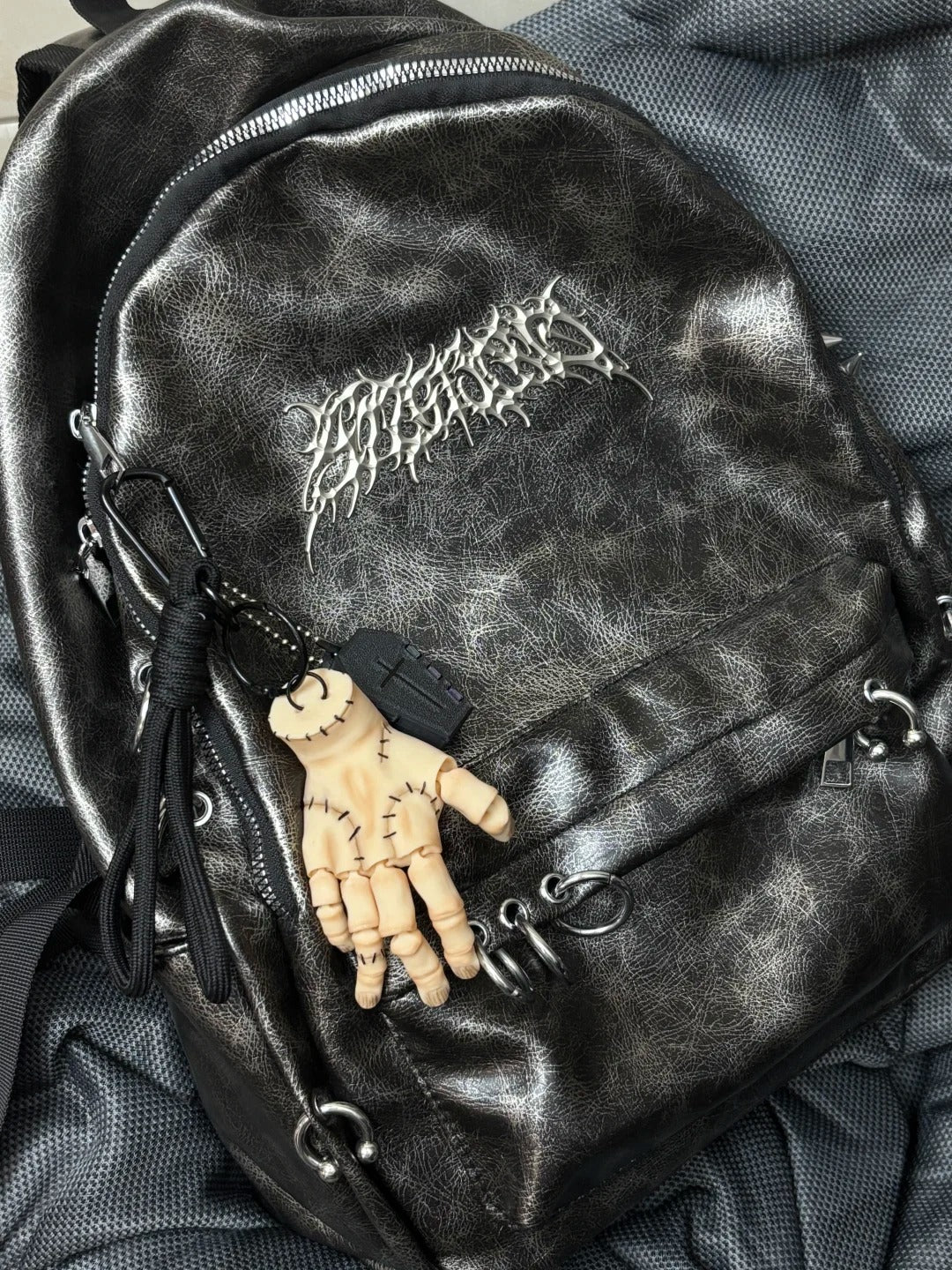 Handmade Skeleton Hand Bag Charm
