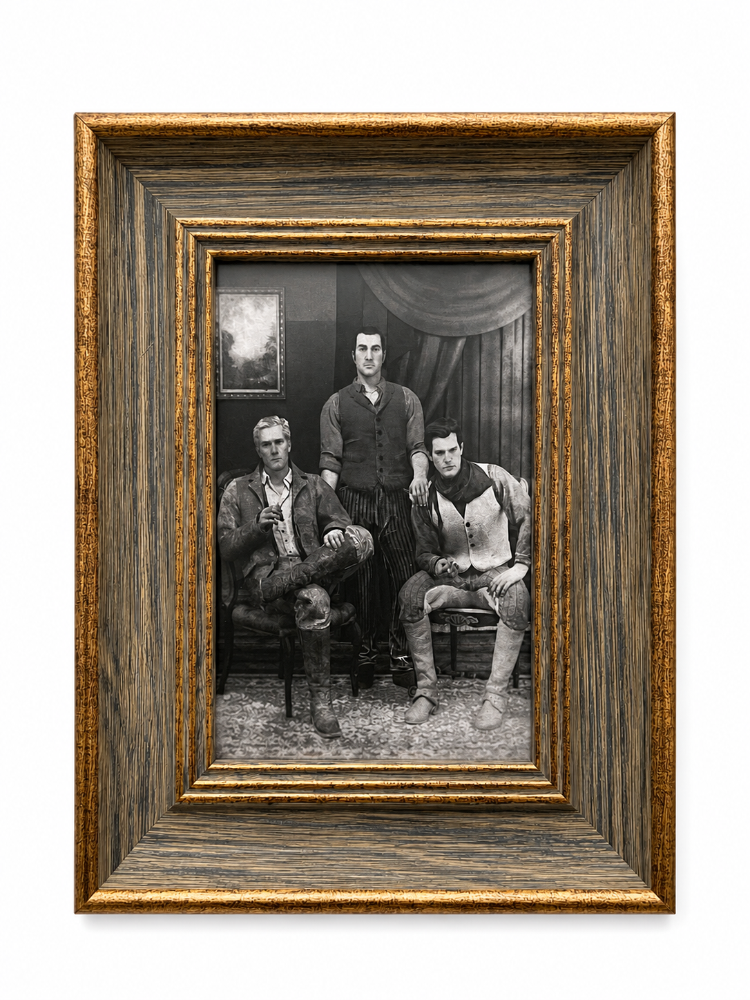 Arthur, Dutch, and Hosea group photo.