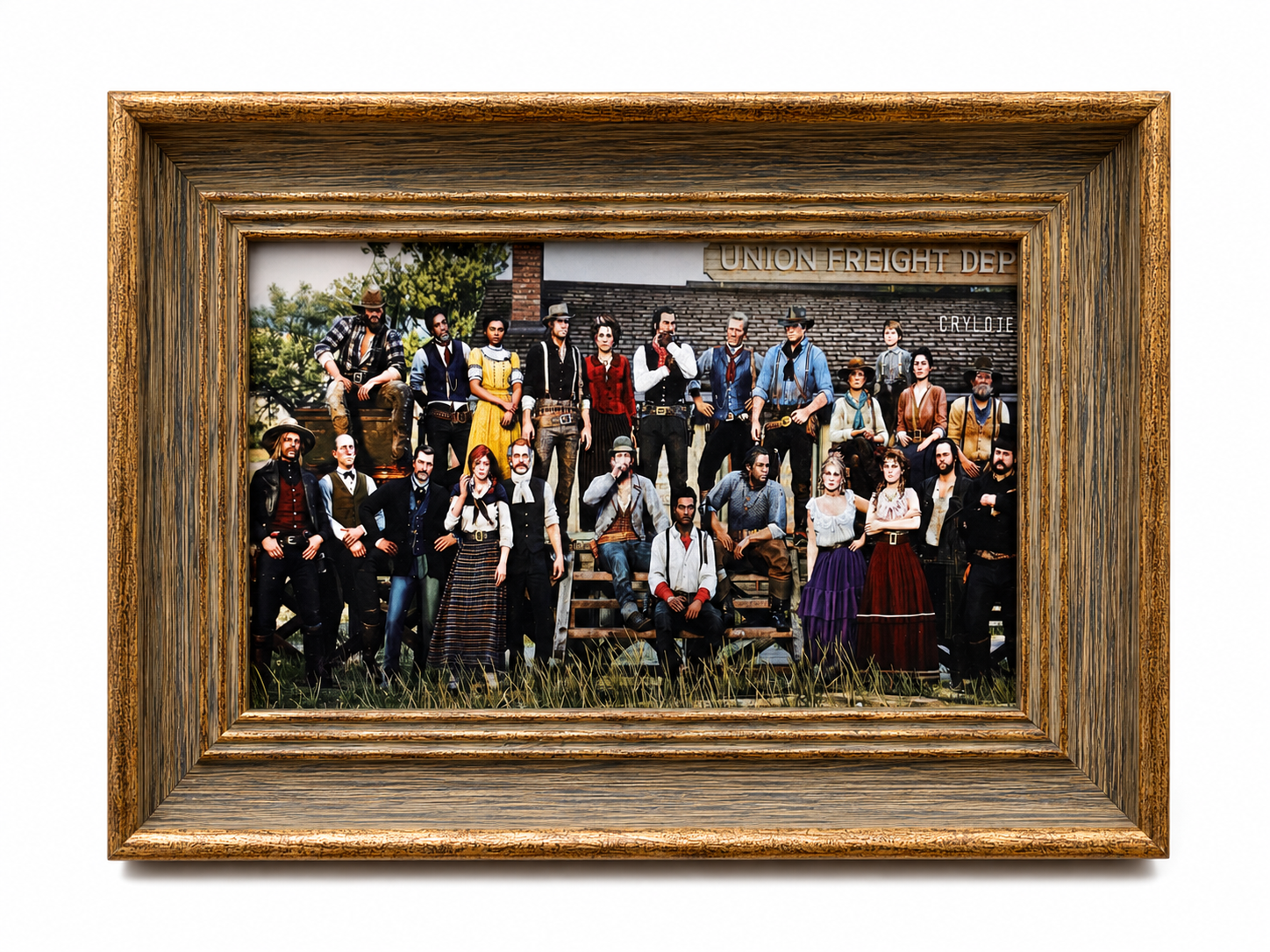 Color version of the full group photo.
