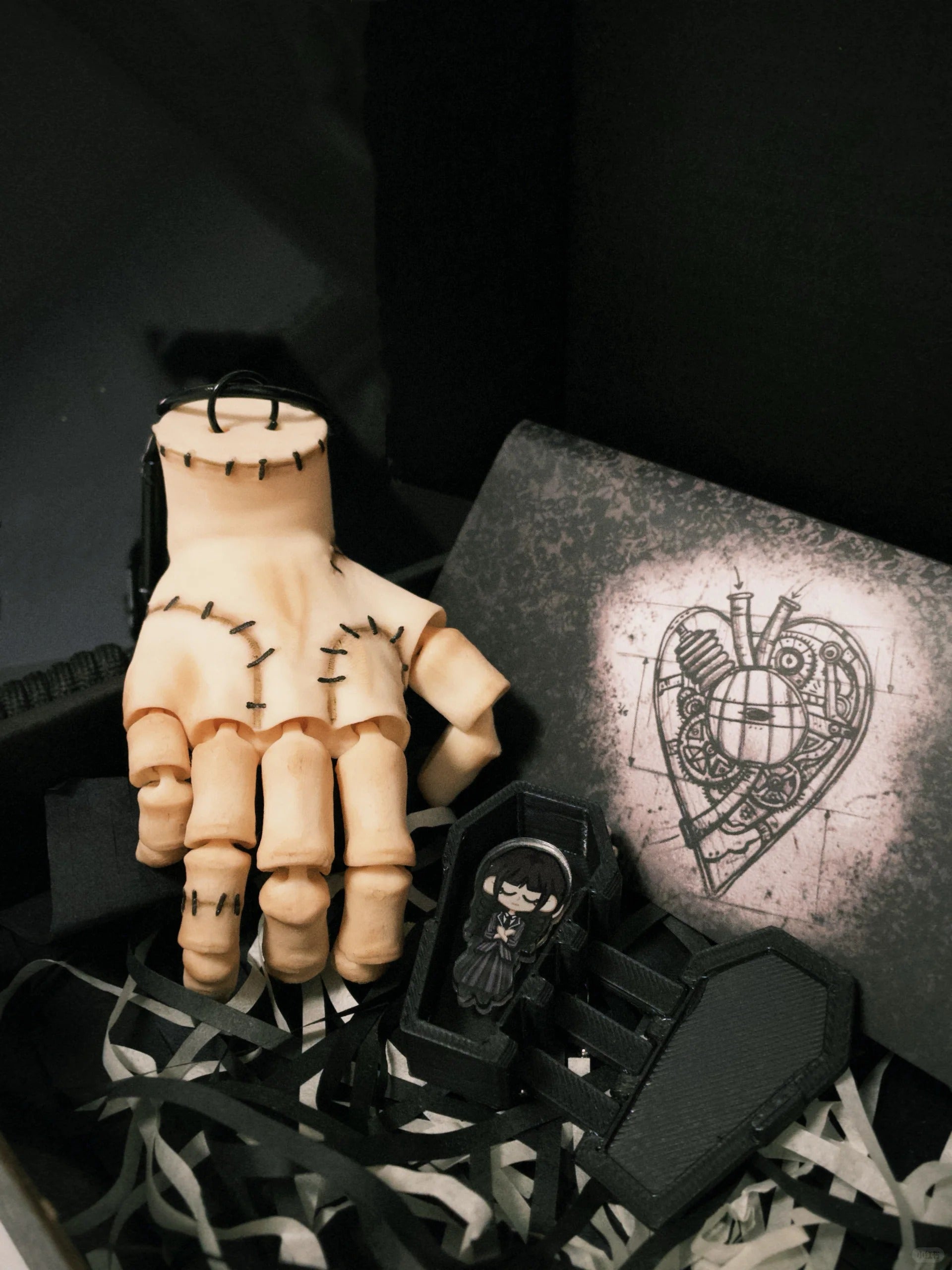 Handmade Skeleton Hand Bag Charm